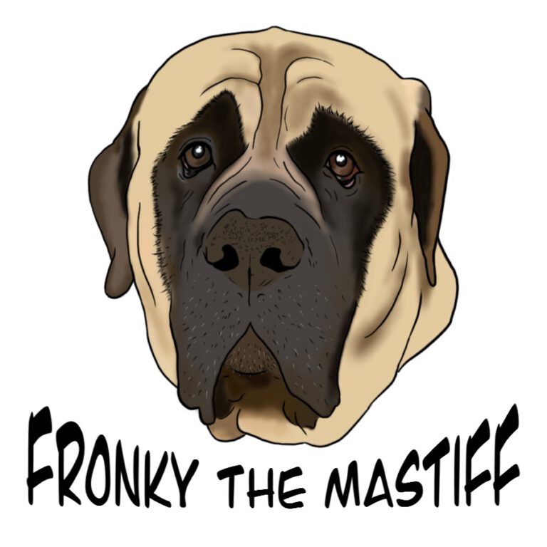 Illustration of Fronky the Mastiff